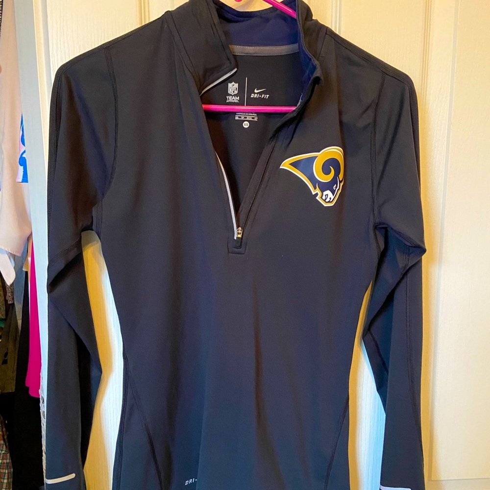 NFL Rams Nike Dri-Fit Quarter-zip